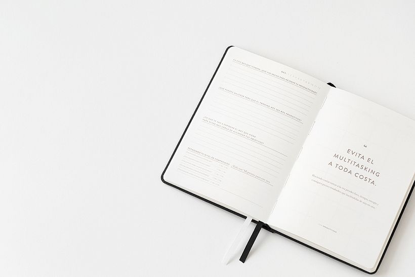 Agenda 100% Productividad - Conception de produits