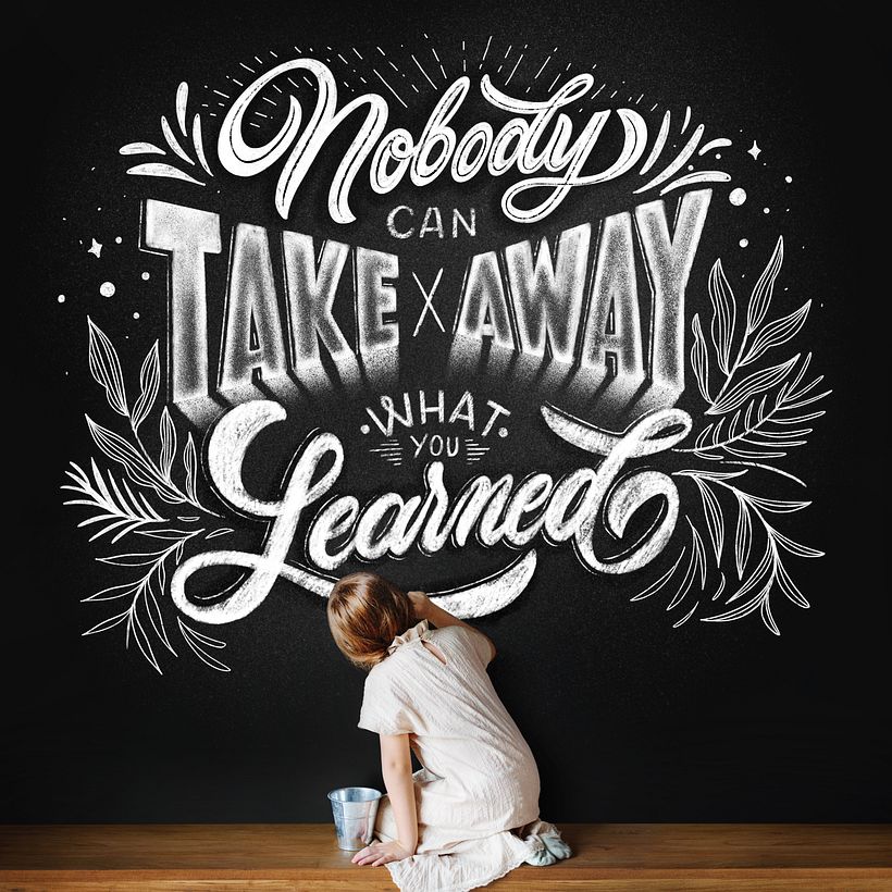 Digital Chalk Lettering 1