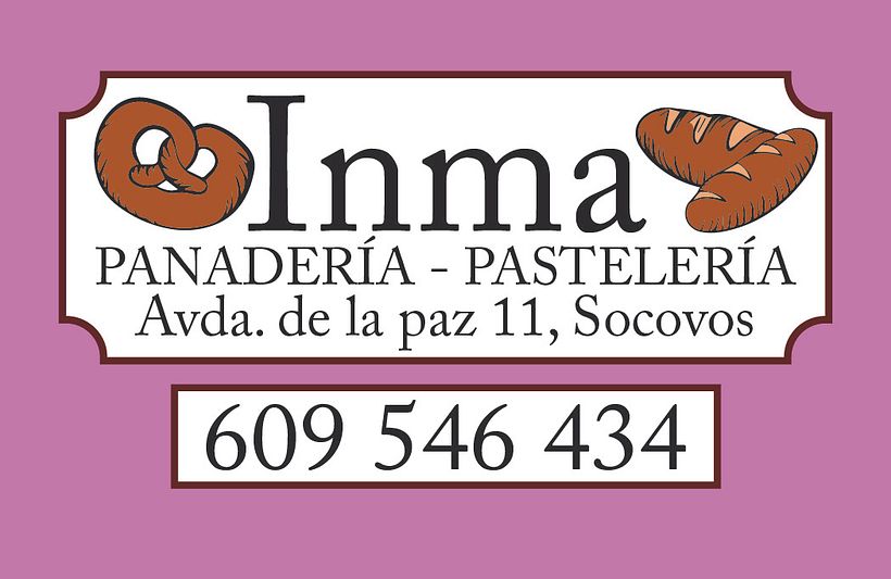 Tarjetas para Panadería "Inma" 0
