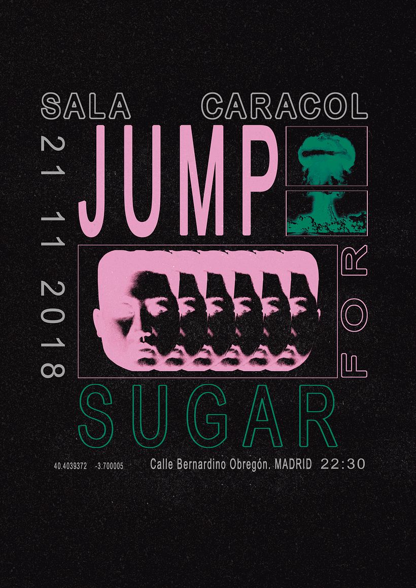 Cartel Concierto Jump For Sugar 0