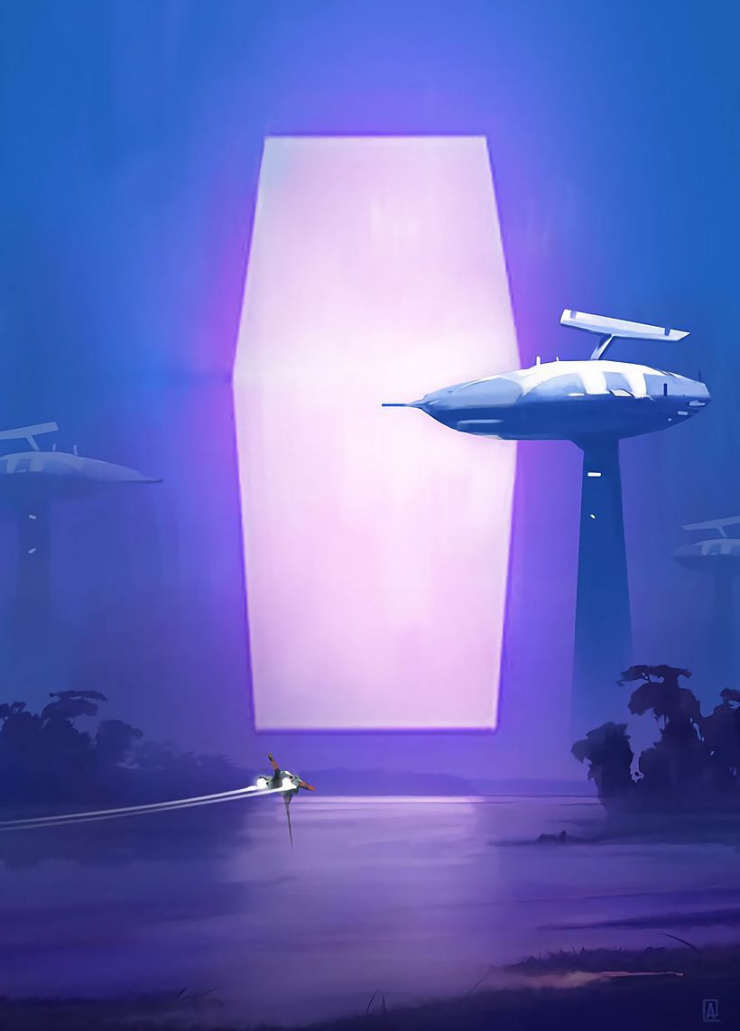 Portadas syfy - Dibujo