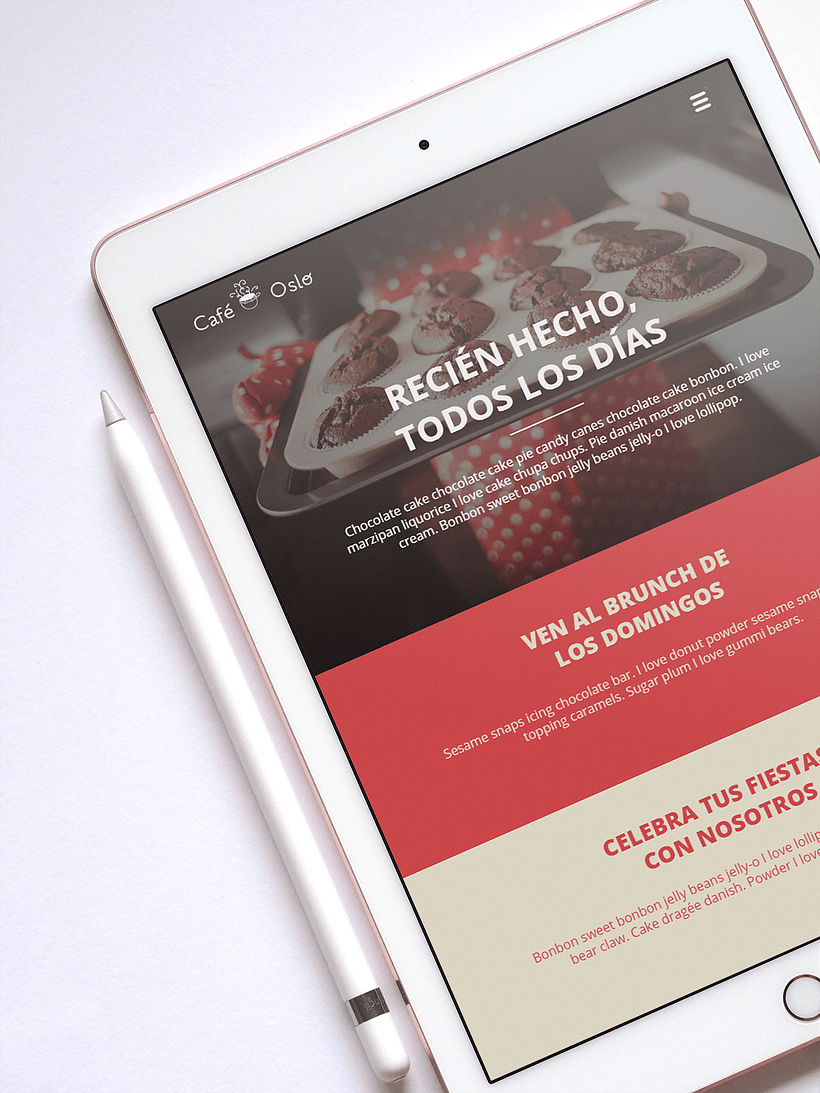 Café Oslo: Desarrollo responsive con HTML y CSS 2