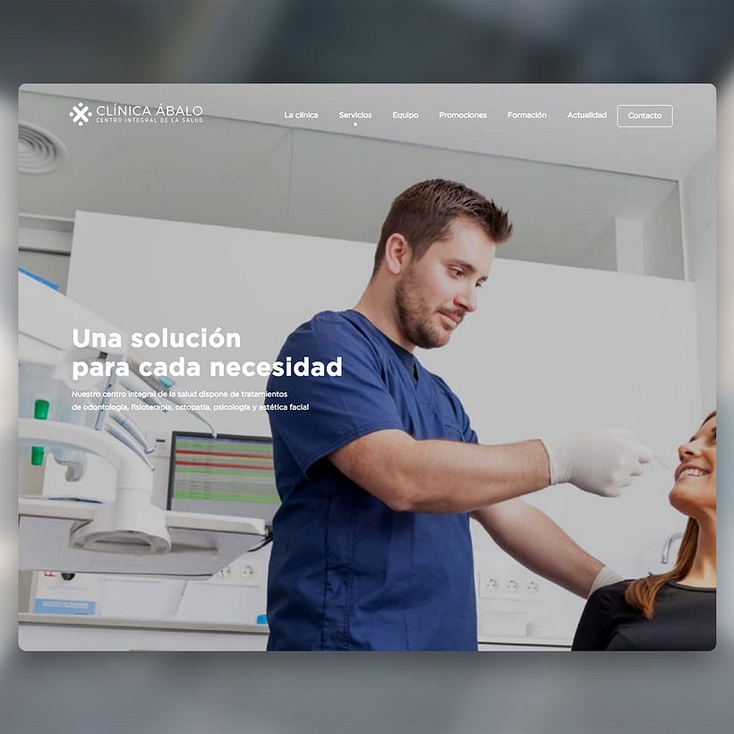 Clínica Ábalo · Web corporativa 2