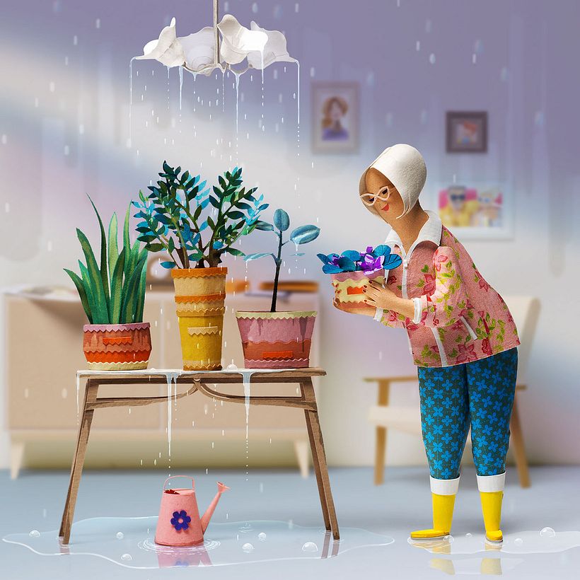 Conoce la ilustración escultórica de People Too 8