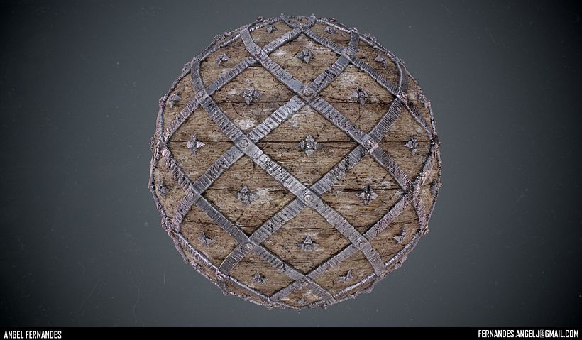 Medieval Wood Cage - Substance Designer -1