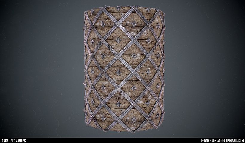 Medieval Wood Cage - Substance Designer 0