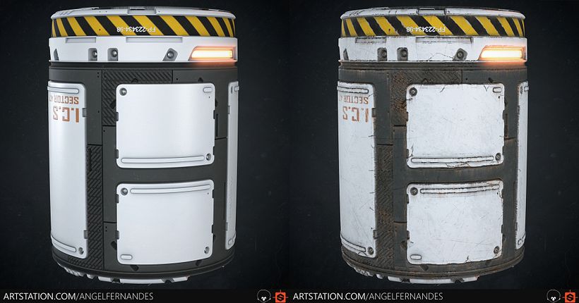 SciFi Panel - Substance Designer 5