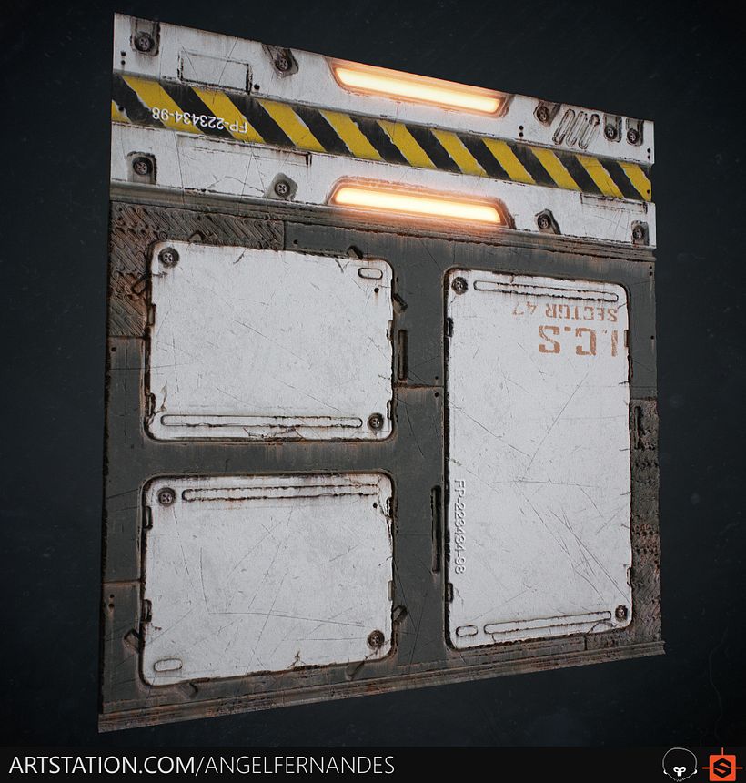 SciFi Panel - Substance Designer 7