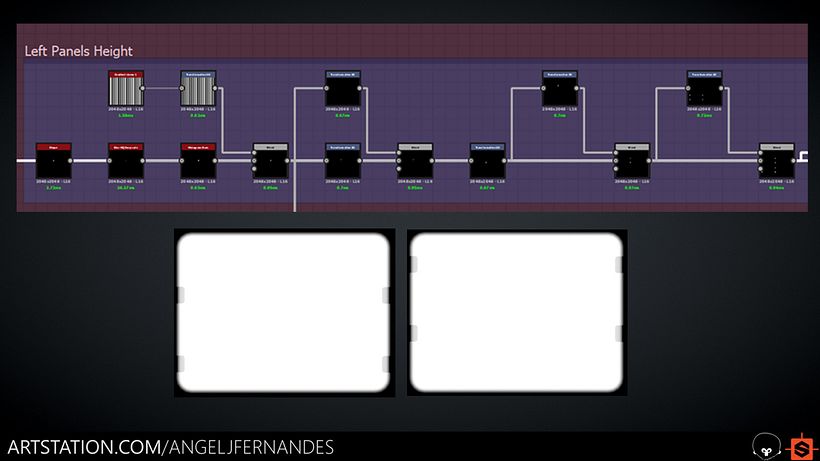 SciFi Panel - Substance Designer 11