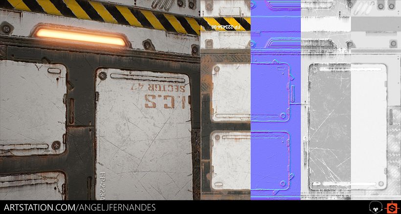 SciFi Panel - Substance Designer 2
