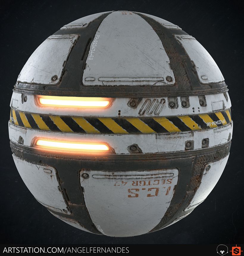 SciFi Panel - Substance Designer 0