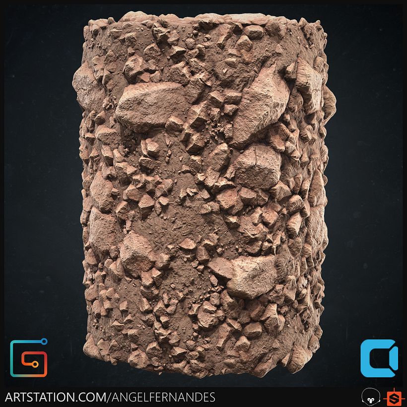 Desert Rocky Ground - Substance Designer 0