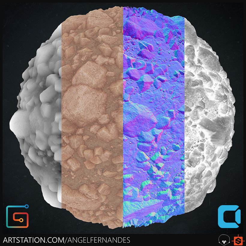 Desert Rocky Ground - Substance Designer 1