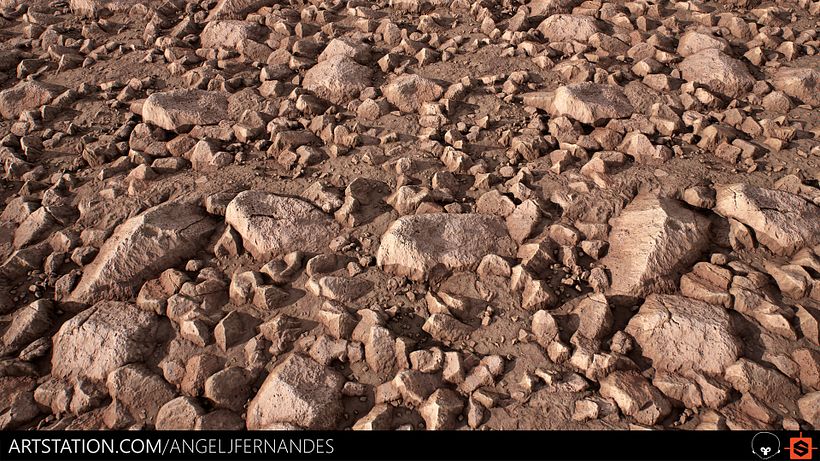Desert Rocky Ground - Substance Designer 3