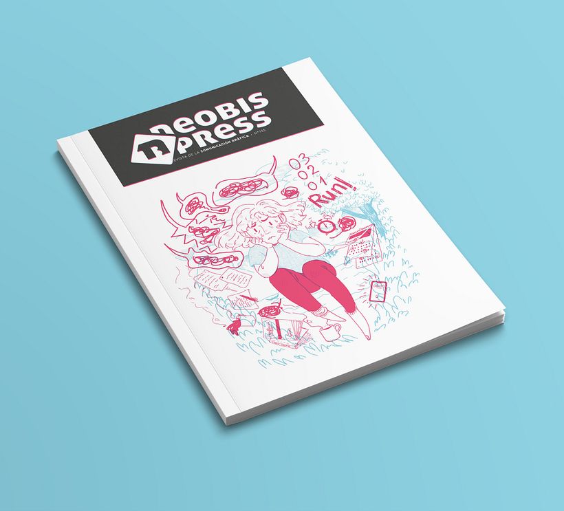 Propuesta de portada para Neobis - Illustration traditionnelle