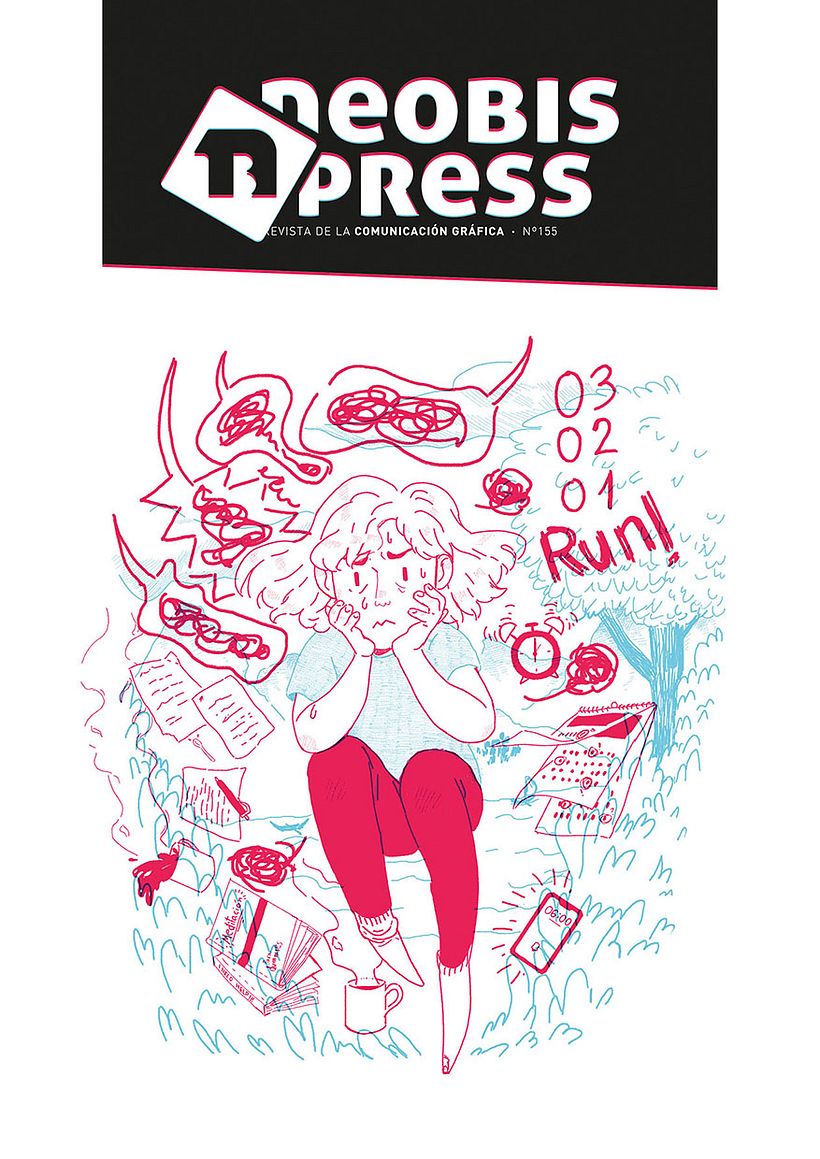 Propuesta de portada para Neobis - Illustration traditionnelle