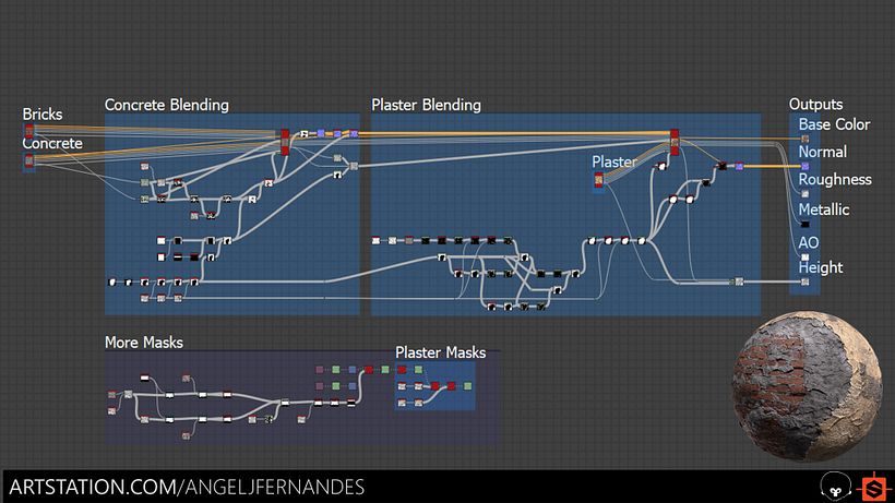 Material Blending - Brick Wall 9