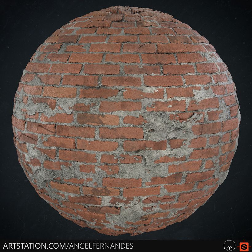 Material Blending - Brick Wall 3