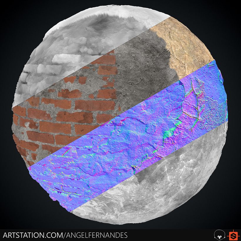 Material Blending - Brick Wall 1