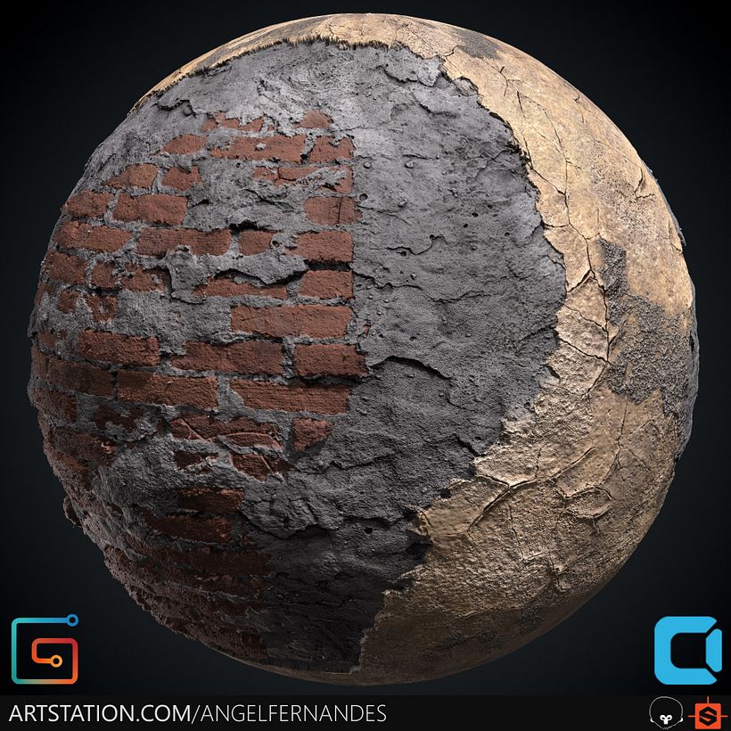 Material Blending - Brick Wall 0
