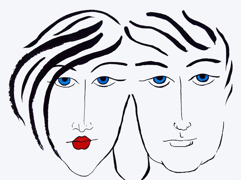 Ilustraciones libro "Parejas Sin Fin" de Carmen Guerrero y Paco Bou (2014) 2