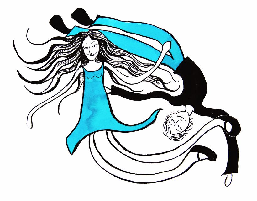 Ilustraciones libro "Parejas Sin Fin" de Carmen Guerrero y Paco Bou (2014) 7