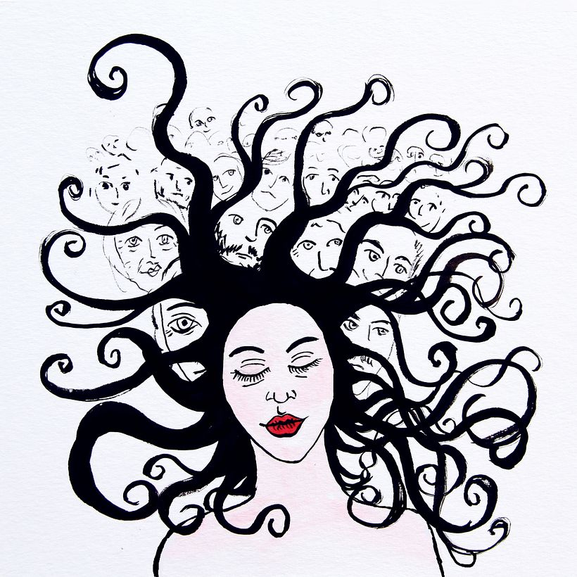 Ilustraciones libro "Parejas Sin Fin" de Carmen Guerrero y Paco Bou (2014) 10