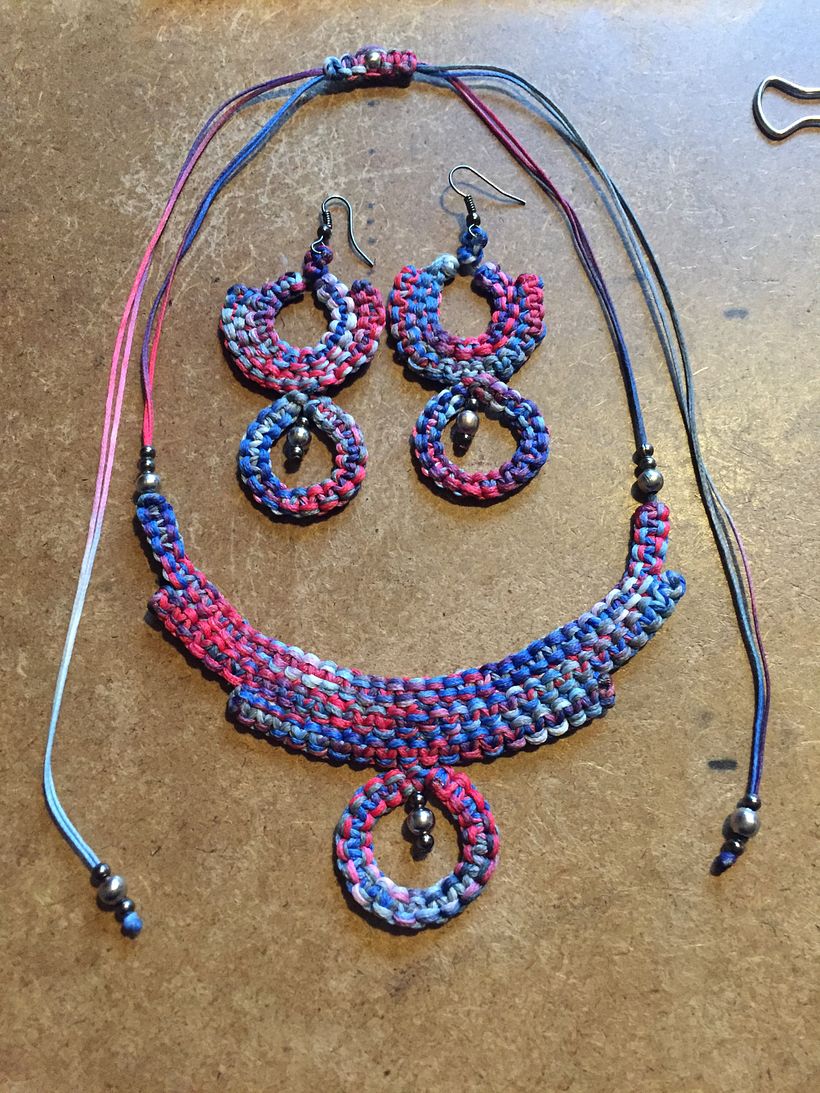 Mi Proyecto del curso: Introducción a la joyería textil artesanal - Artesanía