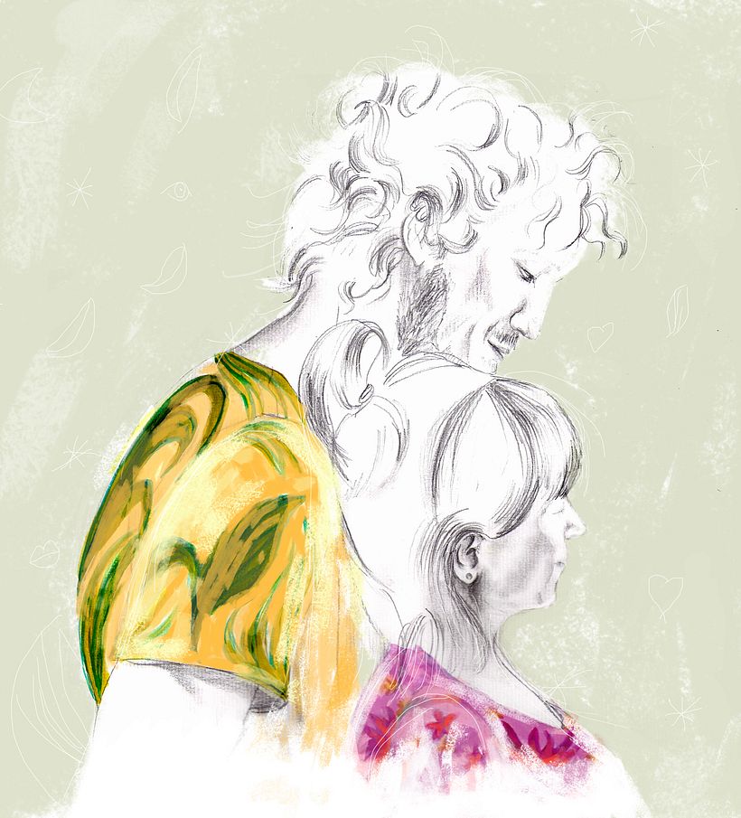 My project in Retrato con lápiz, técnicas de color y Photoshop course 1