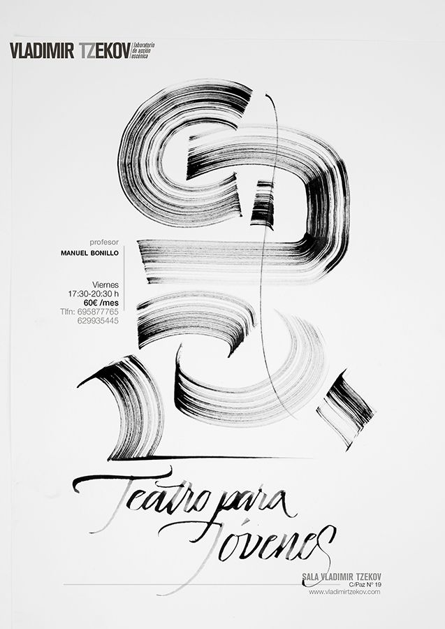 Cartelería para Laboratorio de acción escénica Vladimir Txecov 0