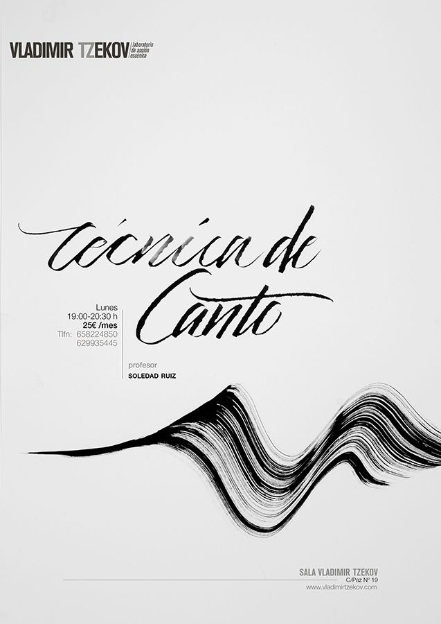 Cartelería para Laboratorio de acción escénica Vladimir Txecov 7