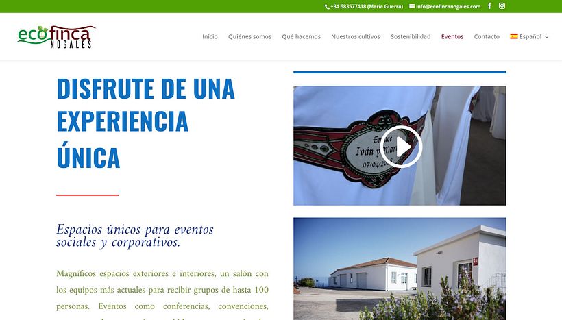 Eco Finca Nogales - Sitio Web, Fotografía y Video 5