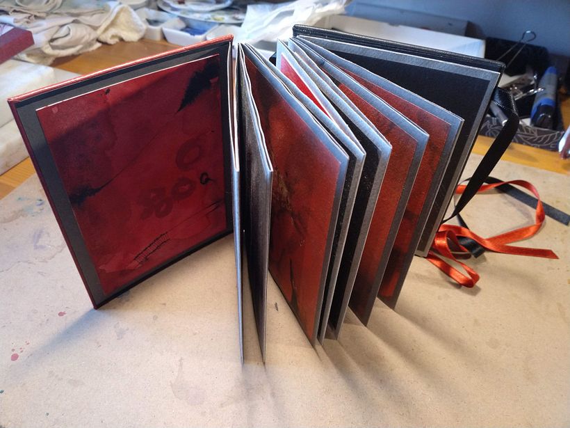 Libro de artista Amor / amor -  Introligatorstwo
