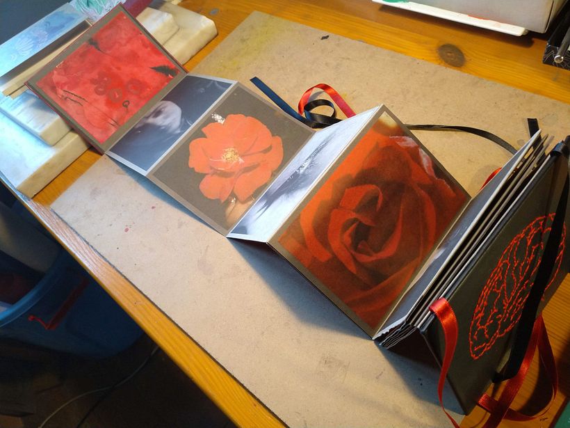 Libro de artista Amor / amor -  Introligatorstwo