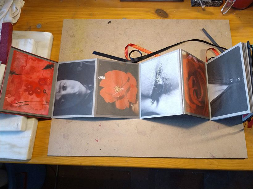Libro de artista Amor / amor -  Introligatorstwo