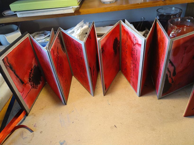 Libro de artista Amor / amor -  Introligatorstwo