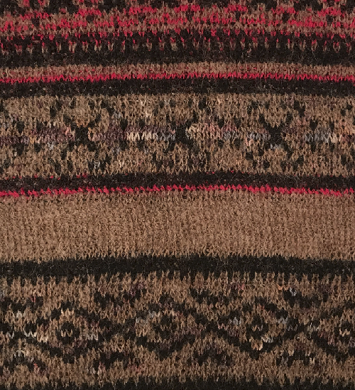 EMILIA Jacquard en dos partes: dos colores y tres colores con cambio por un cuarto. 4