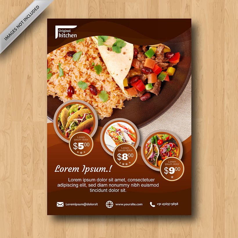 Restaurant: Flyer & menu 1