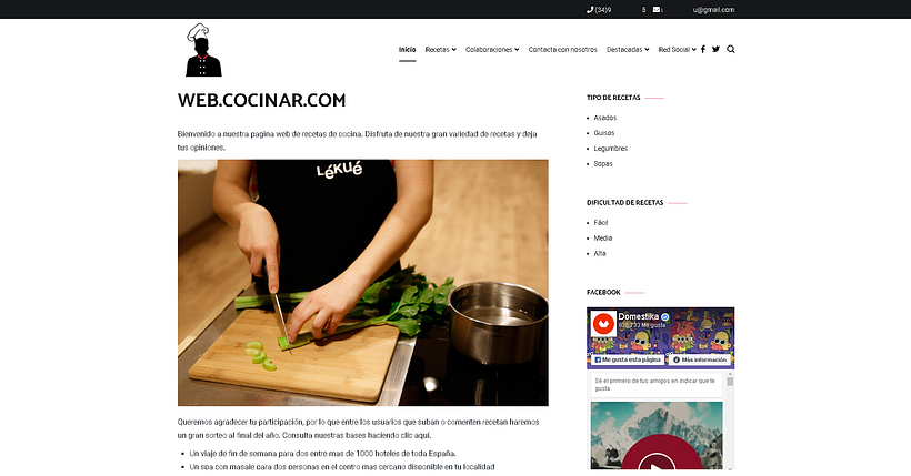 Mi Proyecto del curso: Creación de una web profesional con WordPress 0