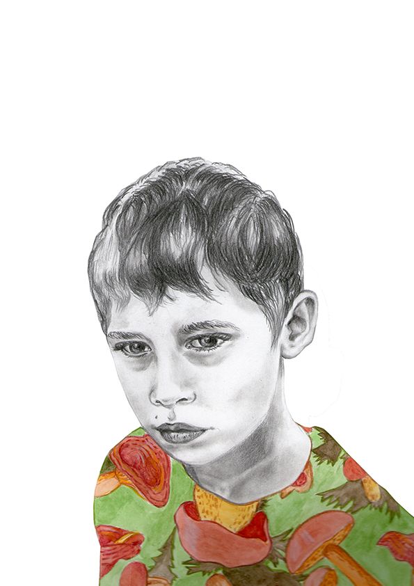 Mi Proyecto del curso: Retrato con lápiz, técnicas de color y Photoshop 2