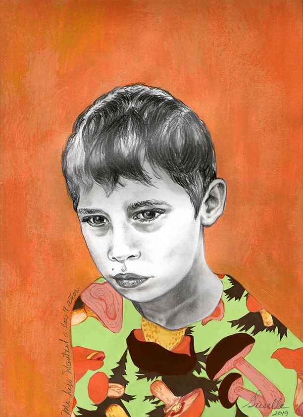 Mi Proyecto del curso: Retrato con lápiz, técnicas de color y Photoshop 4