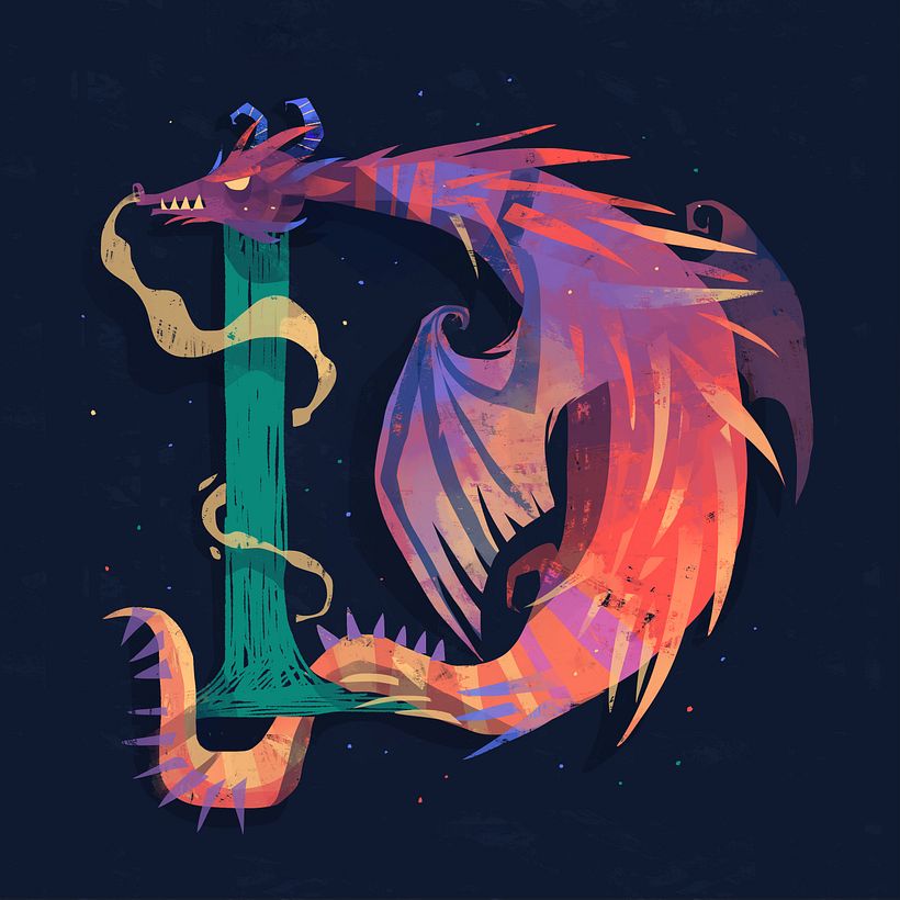 Chaaya Prabhat, ilustrando un nuevo alfabeto con animales mitológicos 3