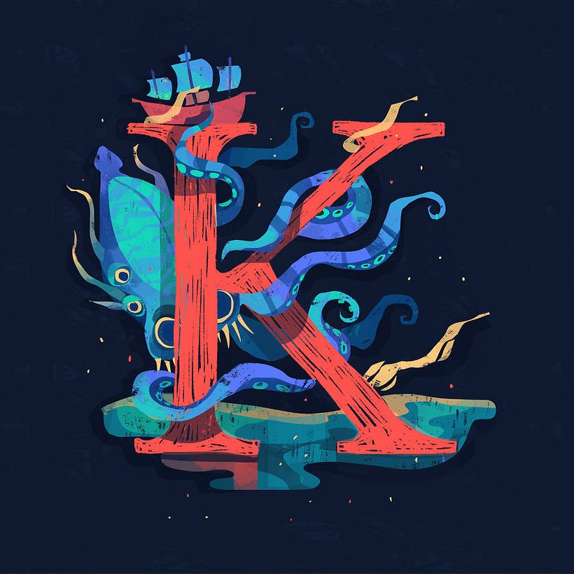 Chaaya Prabhat, ilustrando un nuevo alfabeto con animales mitológicos 11