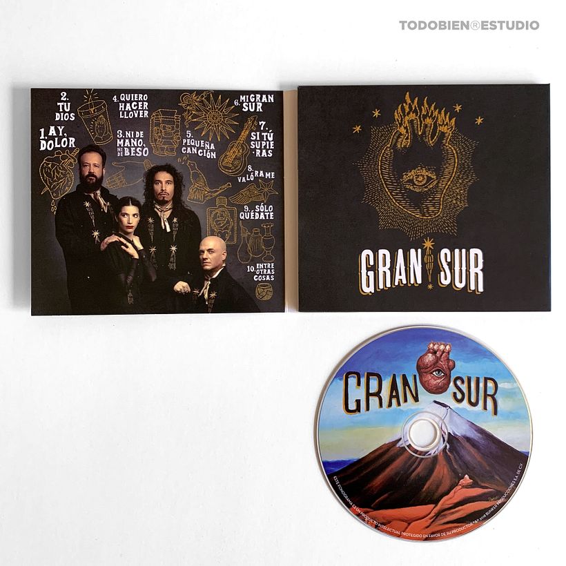 Arte para vinil de Gran Sur 5