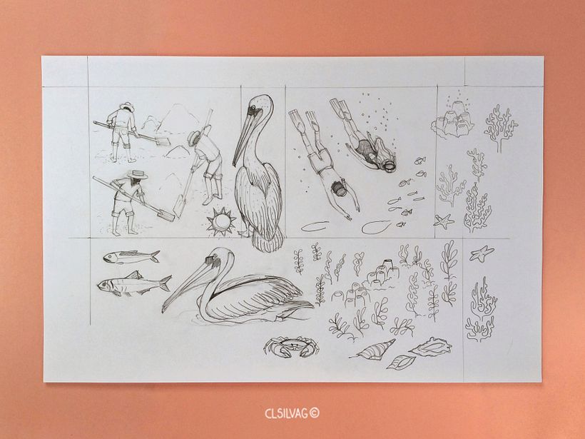 Boceto para la Barra Sal de Mar