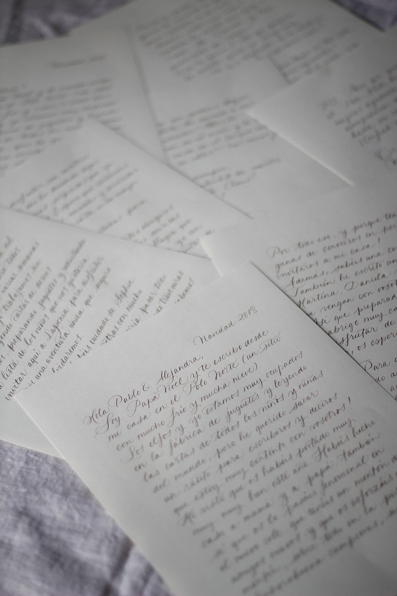 Cartas caligrafiadas