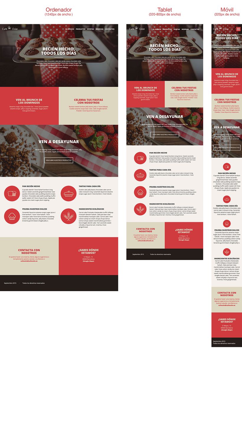 Web responsive para cafetería 2