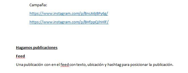 Mi Proyecto del curso: Introducción al marketing digital en Instagram 2