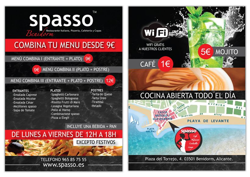 [FLYERS & TARJETA] SPASSO BENIDORM 0