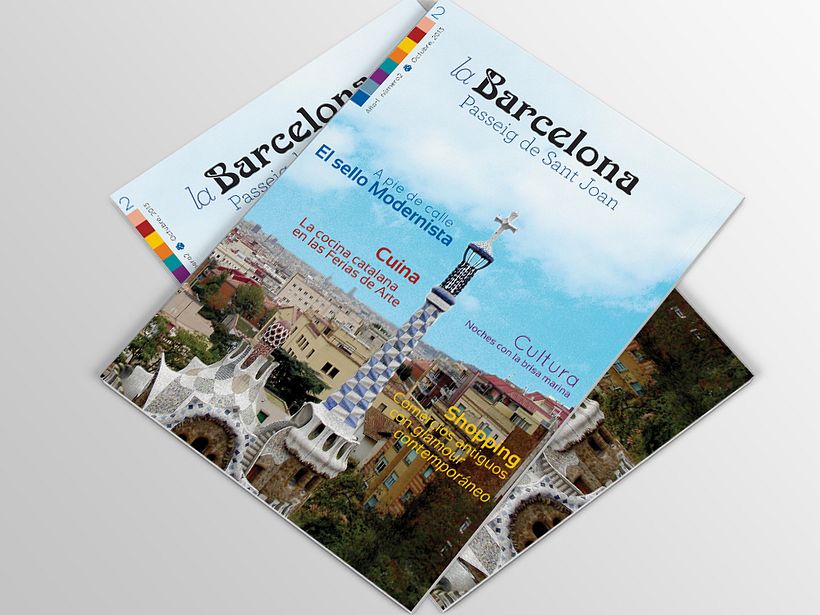 ^ La Barcelona. Passeig de Sant Joan, Revista local. Dirección artística editorial y diseño